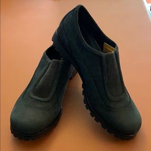 Cole Haan waterproof black suede slip-on US6